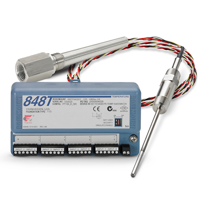 Rosemount-K-214C Sensor, 848T Transmitter and 114C Thermowell